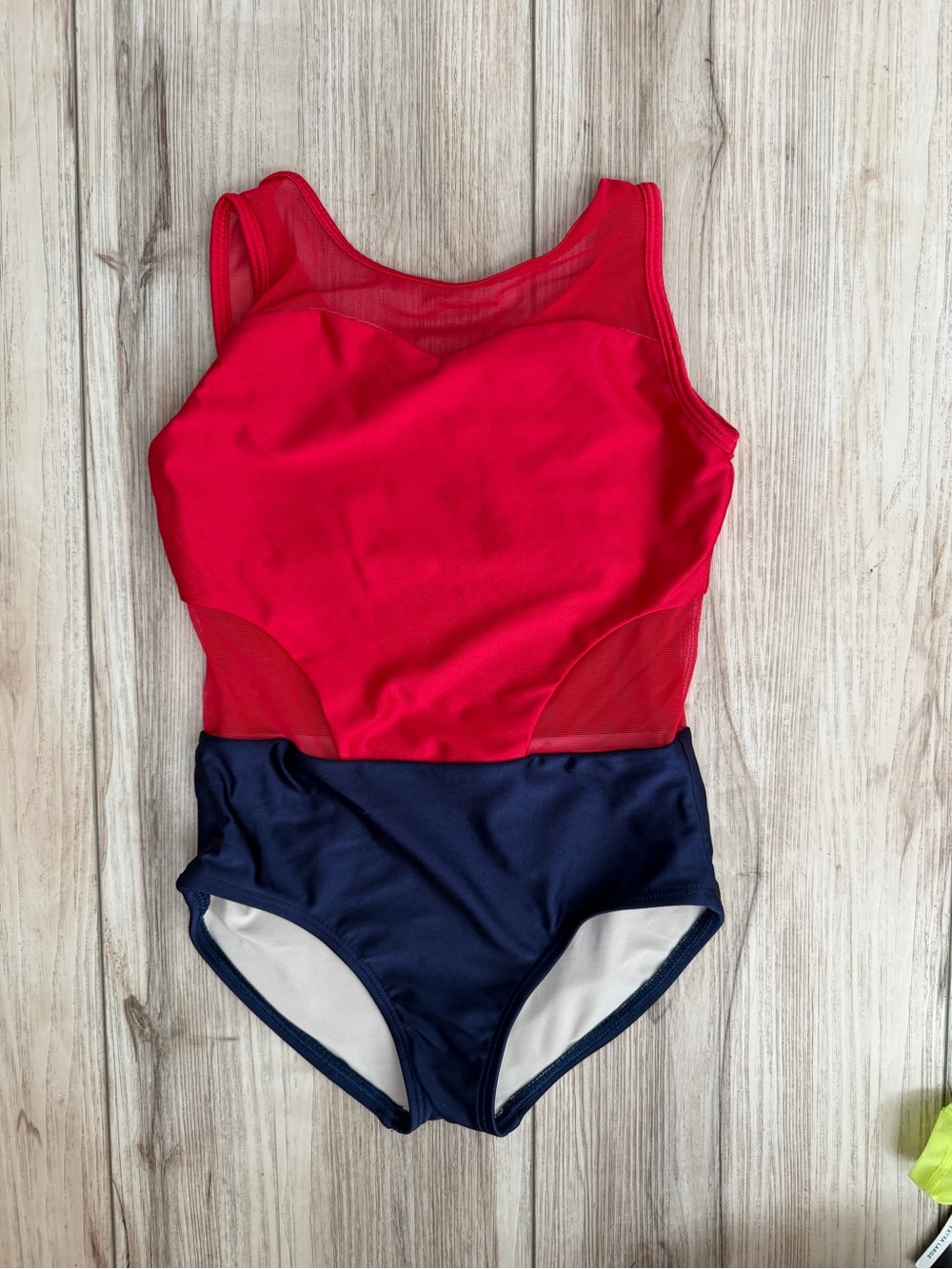 Baltogs Two-Tone Red and Navy One-Piece Swimsuit - Youth Swim